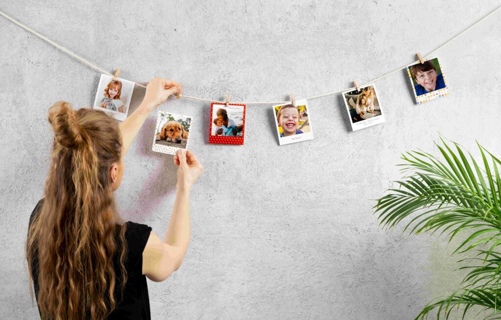 girlanda ze zdjęć - zdjęcia na sznurku
