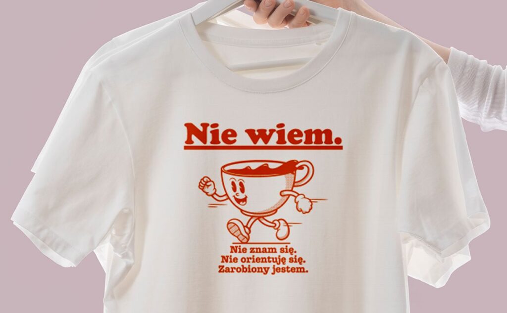koszulka z własnym nadrukiem - tekstem