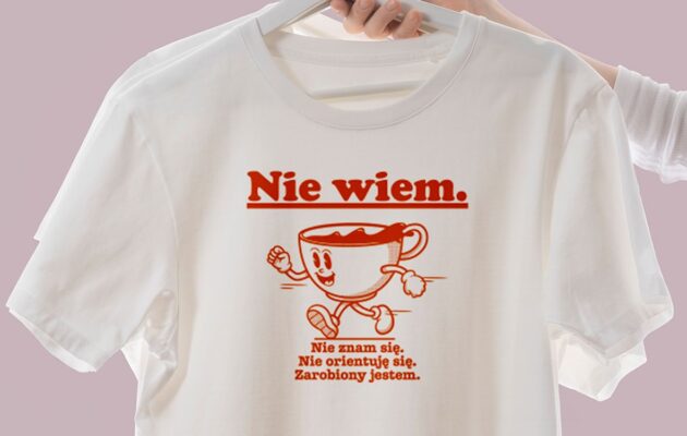 koszulka z własnym nadrukiem - tekstem