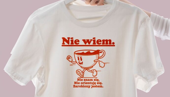 koszulka z własnym nadrukiem - tekstem