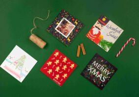 kartka świąteczna ze zdjęciem - gotowe wzory