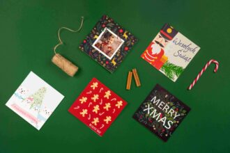 kartka świąteczna ze zdjęciem - gotowe wzory