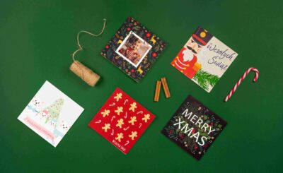 kartka świąteczna ze zdjęciem - gotowe wzory