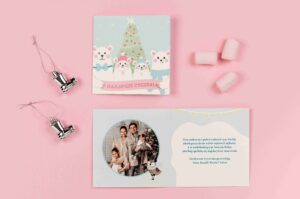 personalizowana kartka świąteczna ze zdjęciem