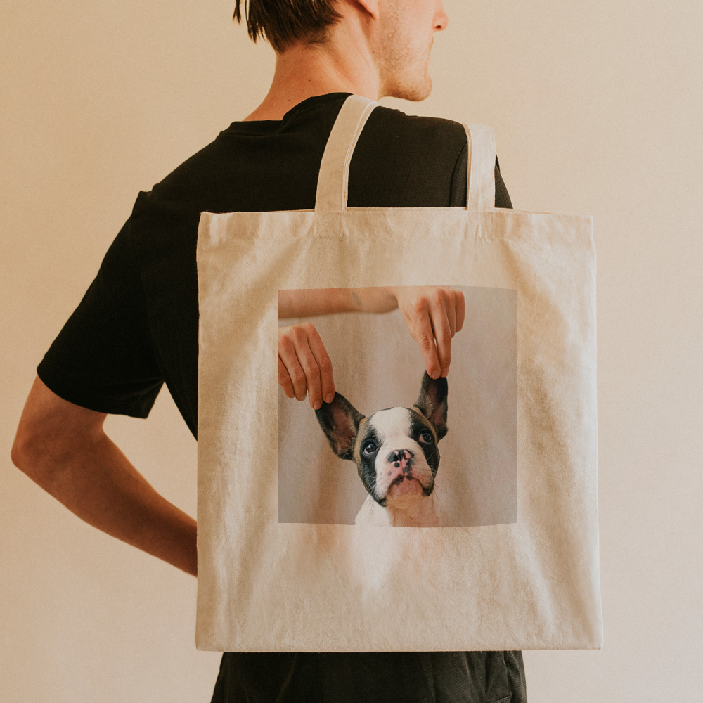 bawełniana torba z nadrukiem eko