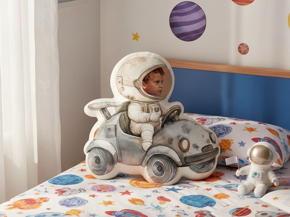 poduszka w kształcie astronauty