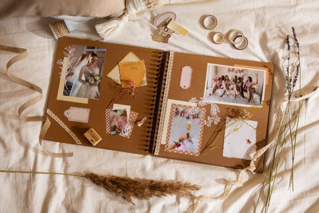 scrapbooking - album ślubny
