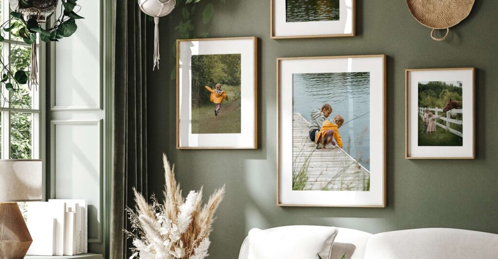 zdjęcia w dużym formacie - galeria na ścianie