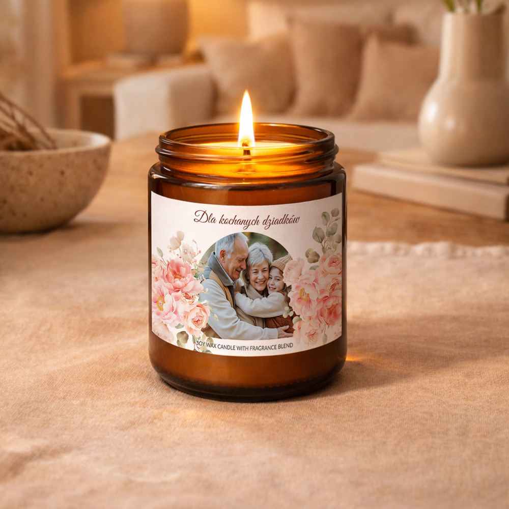 świeczki personalizowane - dla dziadków