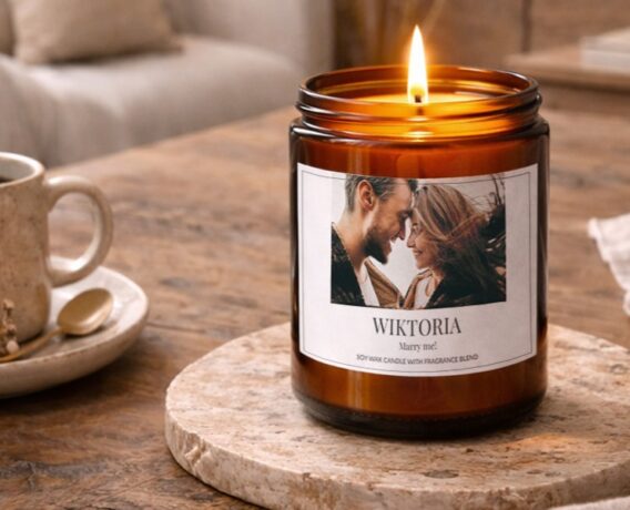 sojowe świeczki personalizowane
