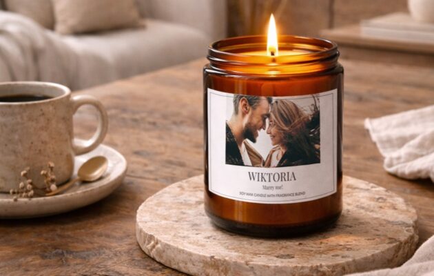 sojowe świeczki personalizowane