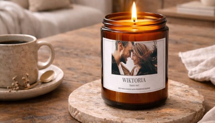 sojowe świeczki personalizowane