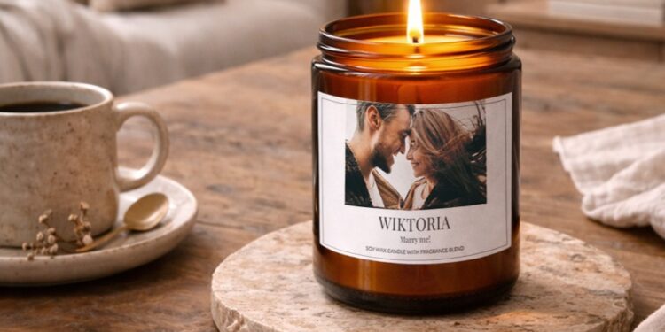 sojowe świeczki personalizowane